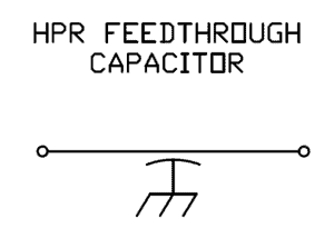 C-Type Feedthrough Filter - Circuit Diagram