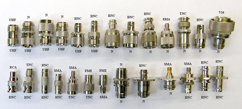 Rf Connector Types Chart