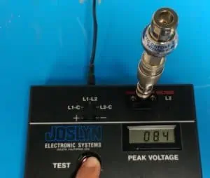 GDT Tester - Operation Voltage