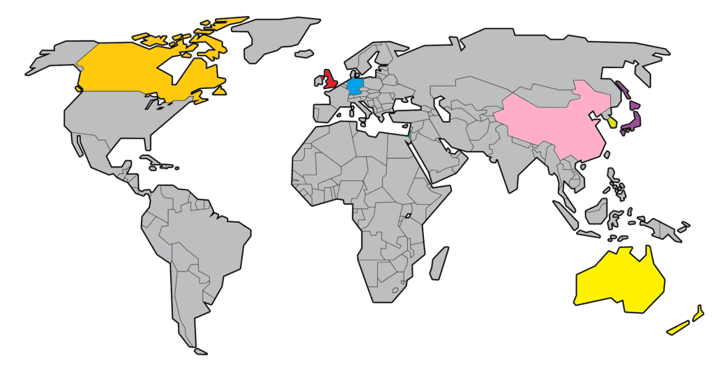 World Map NexTek Agents And Reps 1024x550