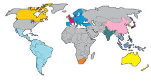 NexTek International Agents and Partners Map